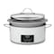 Betty Crocker 6-quart Oval Digital Slow Cooker, White BC-4587W - alternate 5